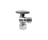 Brass Oval Handle with 1/4 Turn Ball Valve - Lead Free - Angle (1/2" Female IPS)